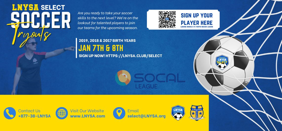 Select Soccer Evaluations in January & February